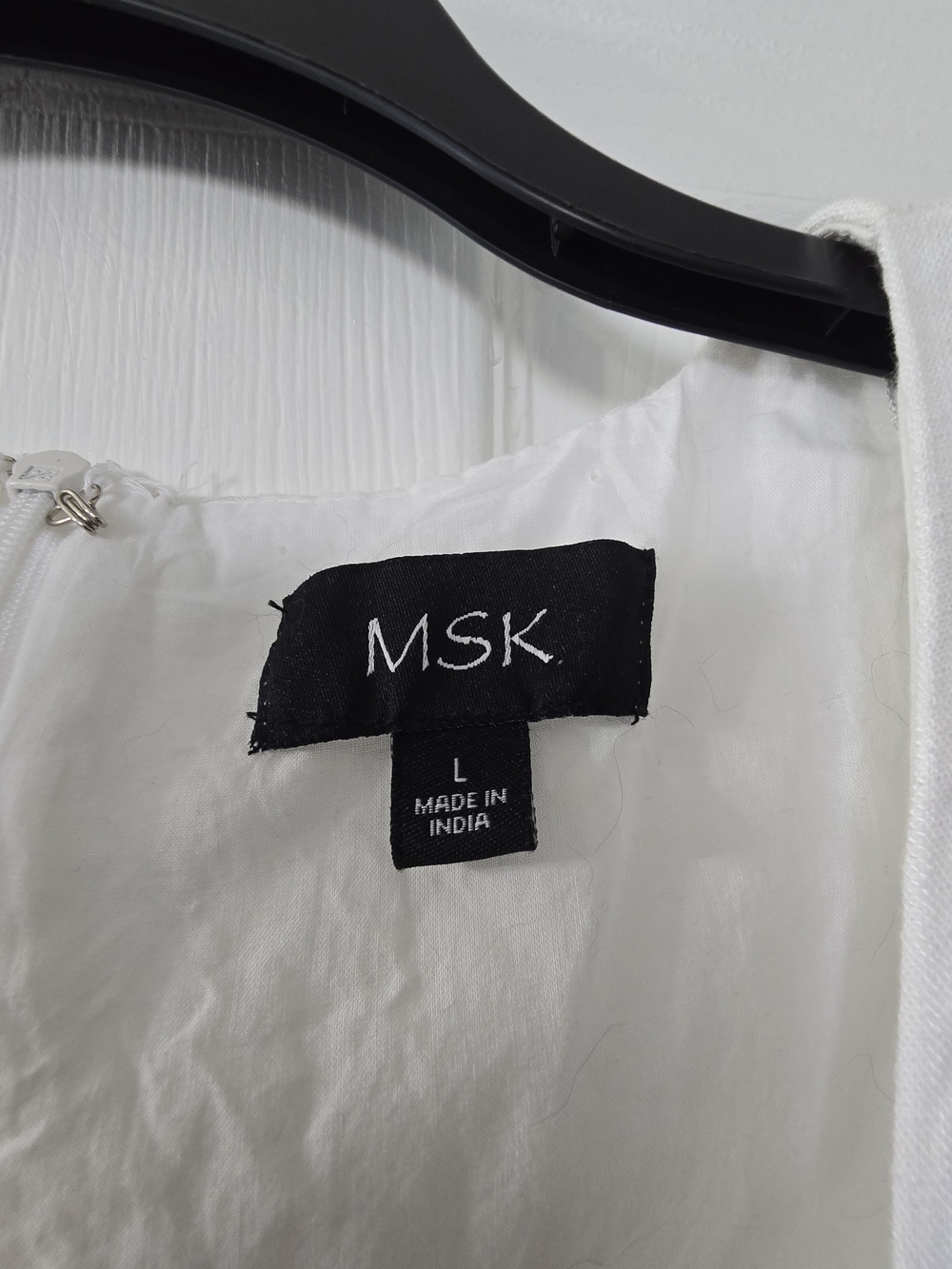 MSK White Dress - Classic White